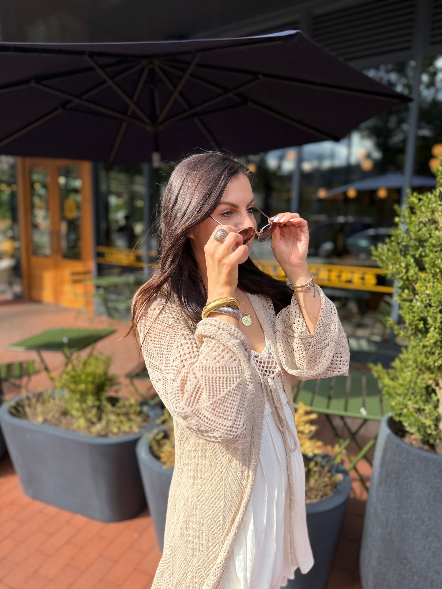 Polly Crochet Cardigan