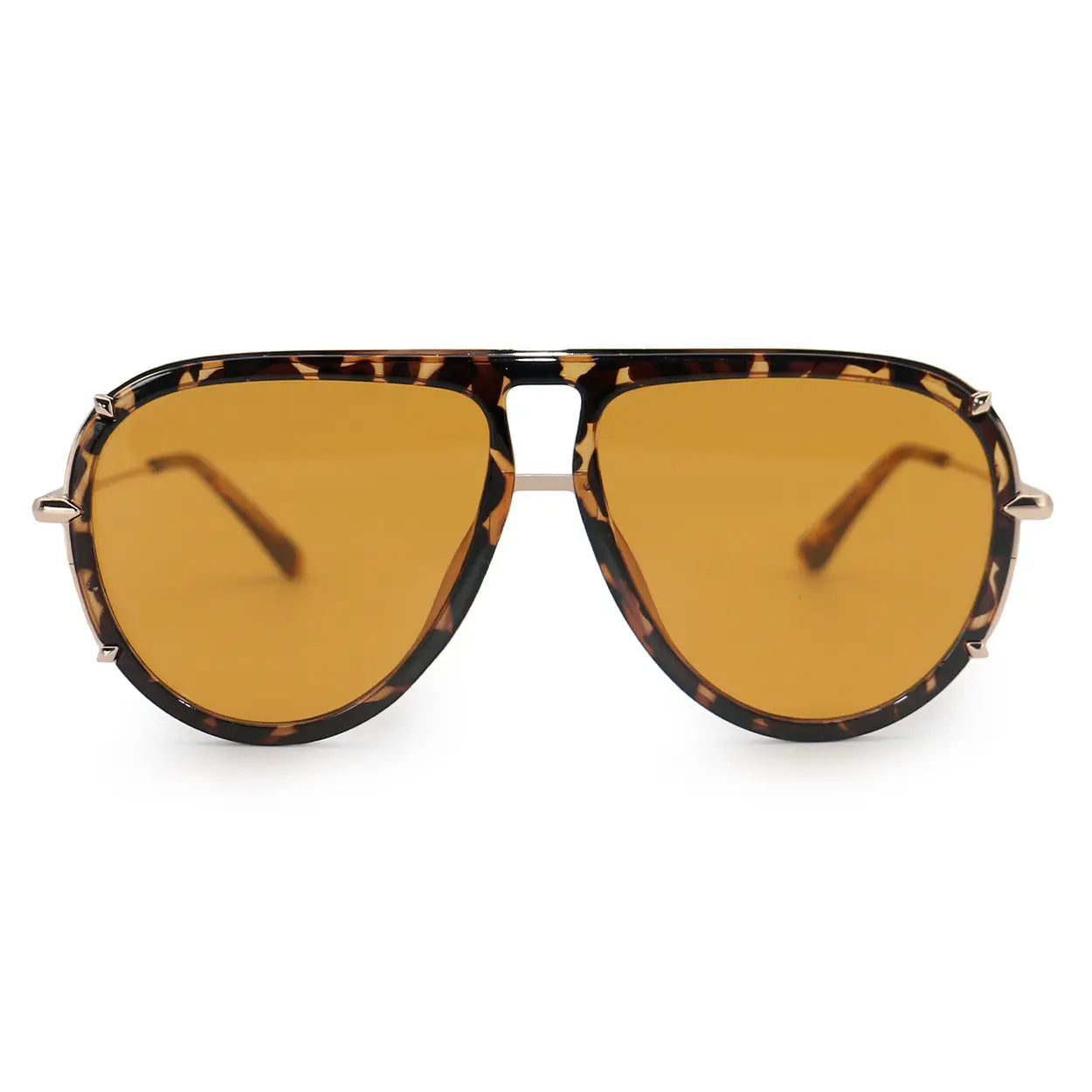 Brooklyn Hype - Ivy Luxe Round Aviator Sunglasses