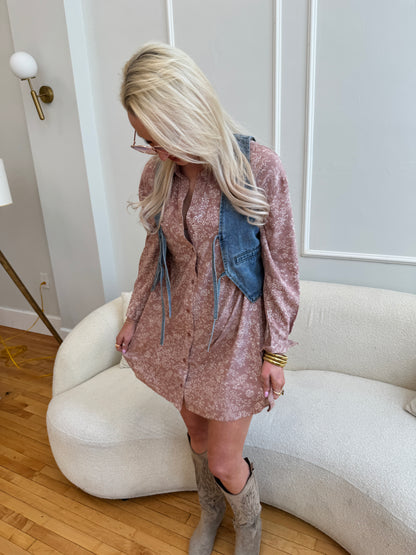 Boho Dream Shirt Dress