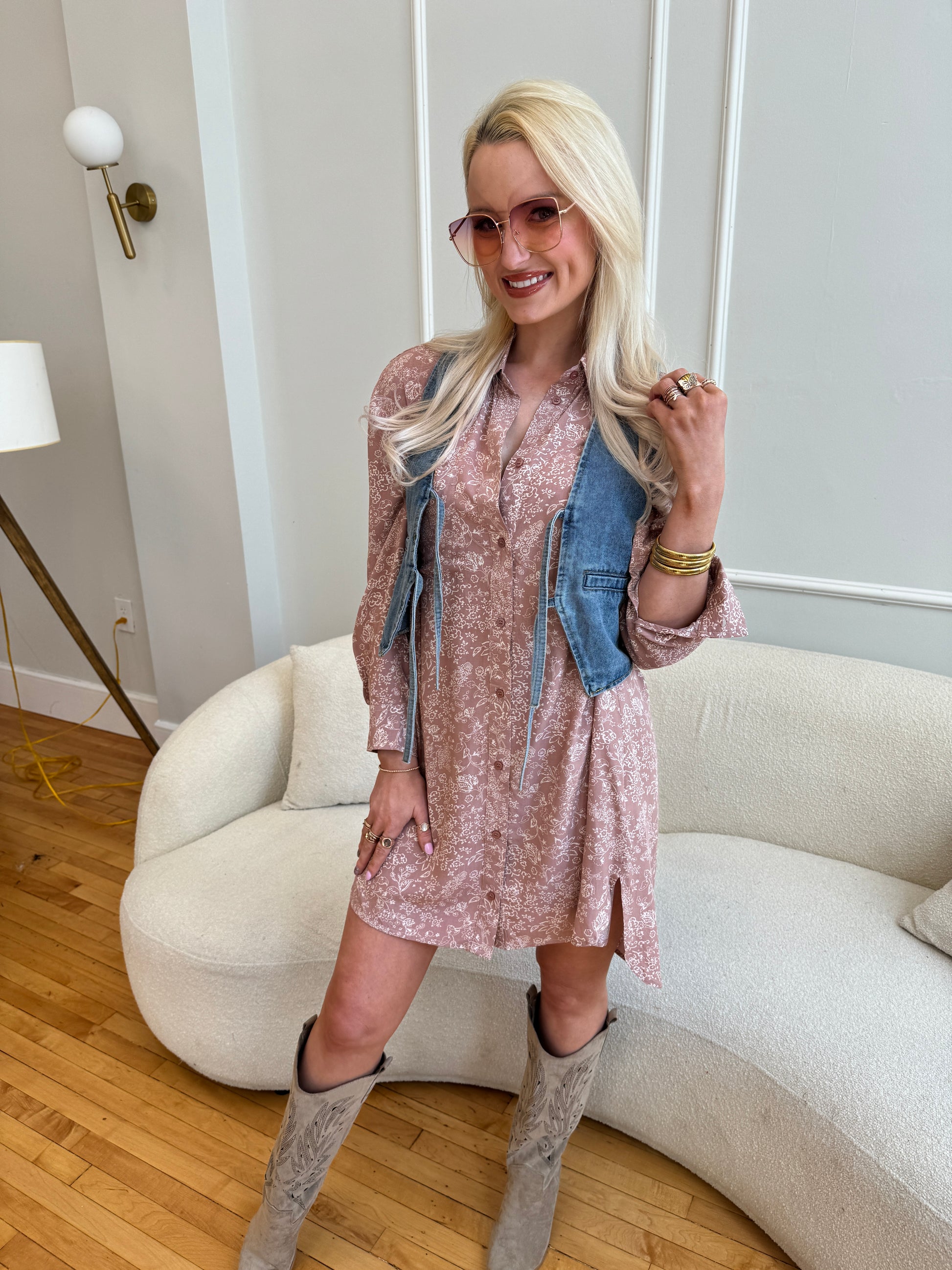 Boho Dream Shirt Dress – Atelier on 8th
