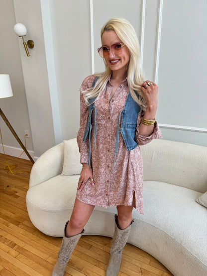 Boho Dream Shirt Dress