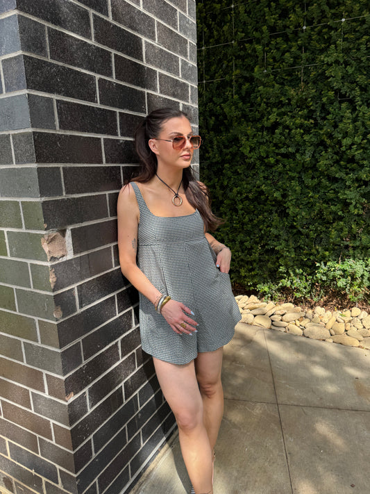 Saint Tropez Gingham Romper