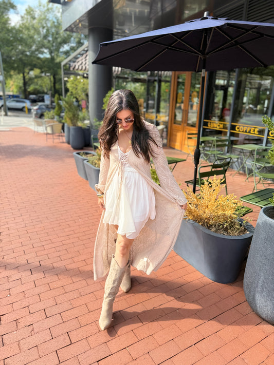 Polly Crochet Cardigan