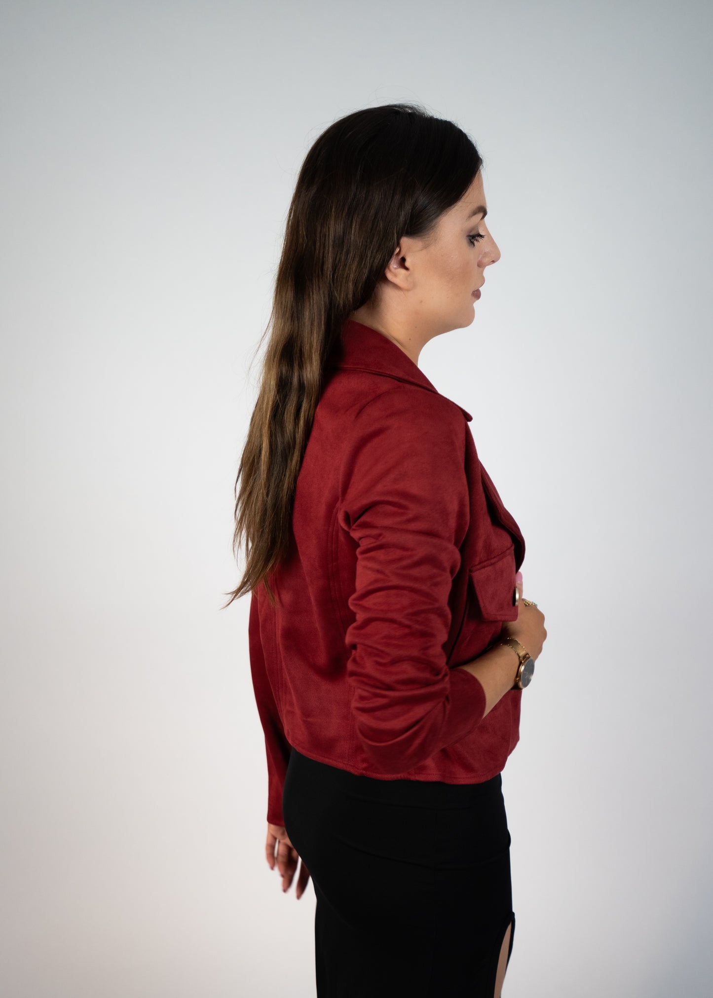 Ruby Faux Suede Jacket