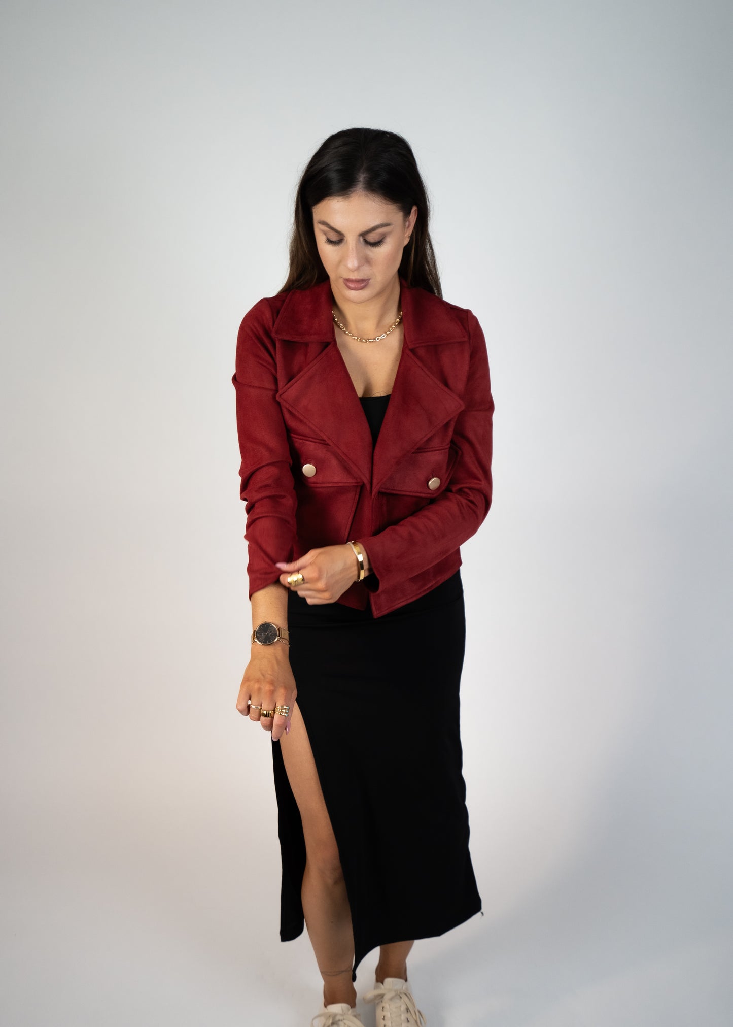 Ruby Faux Suede Jacket