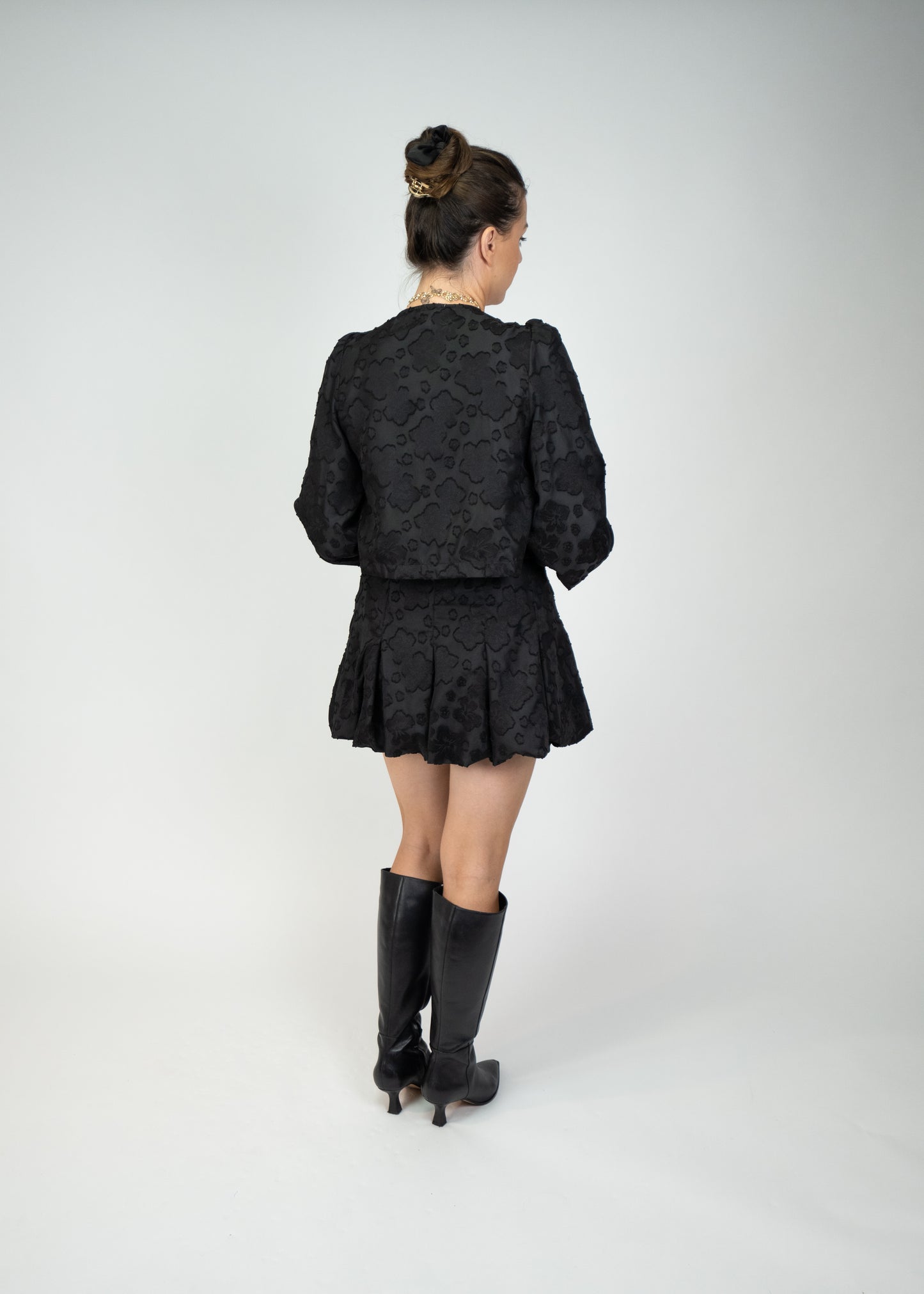 Moonlight Puff Sleeve Top and Balloon Skirt Set