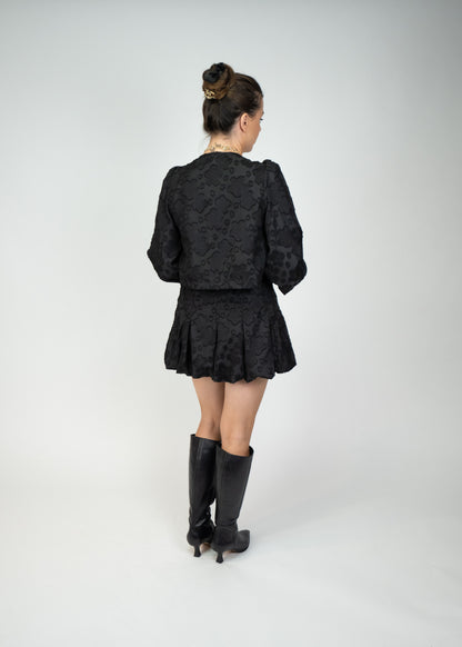 Moonlight Puff Sleeve Top and Balloon Skirt Set