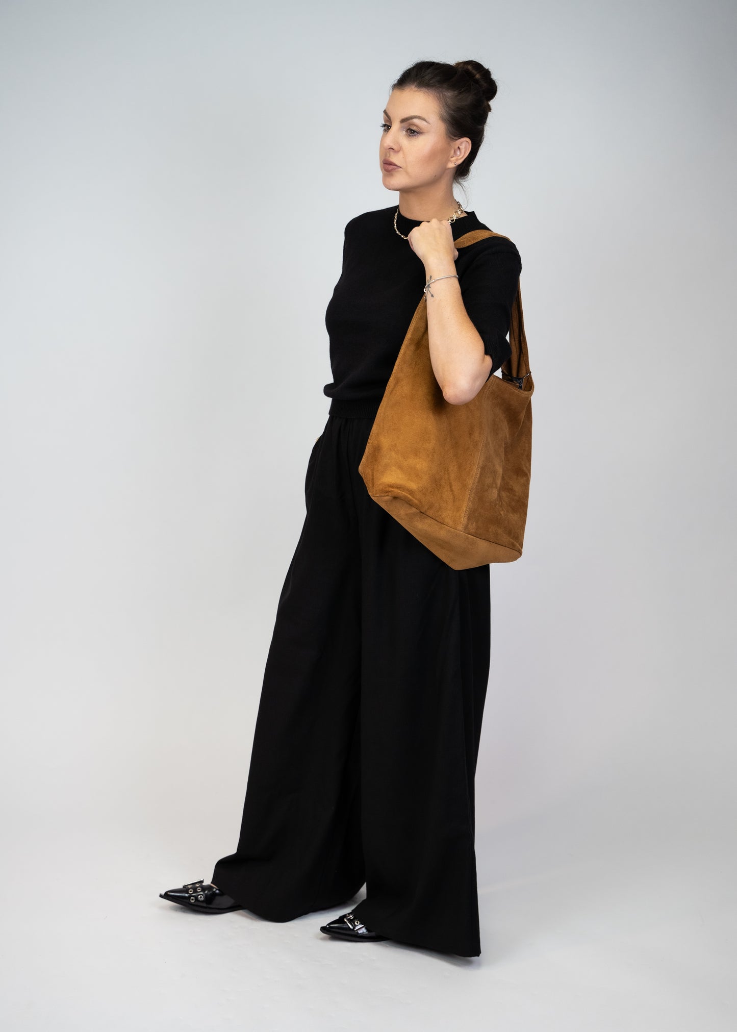 Italia Suede Leather Bag