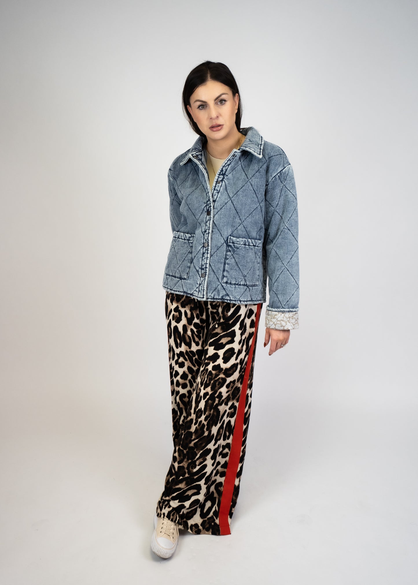 Urban Quilted Denim Jacket