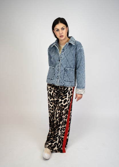 Urban Quilted Denim Jacket