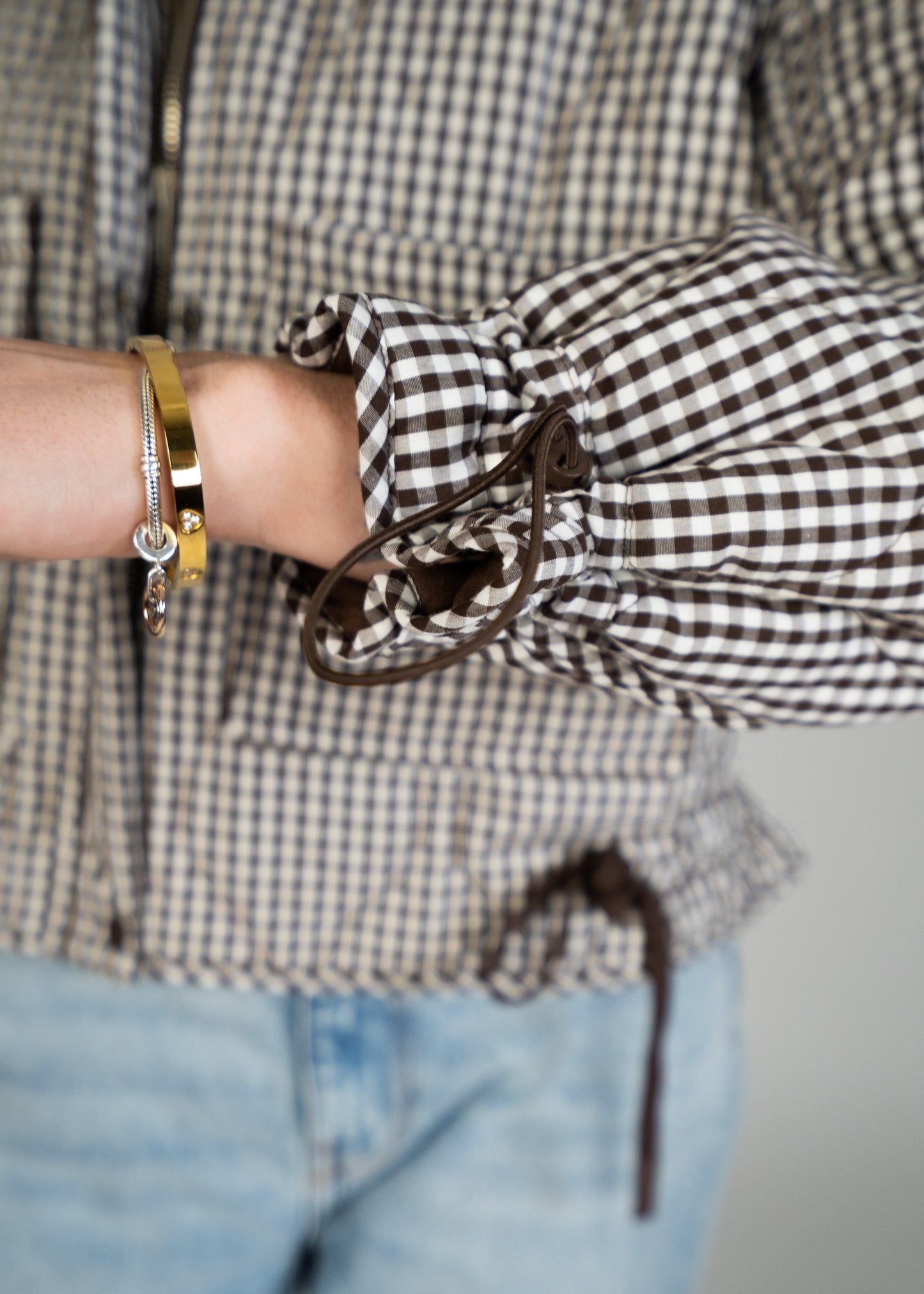 Marilyn Quilted Gingham Jacket