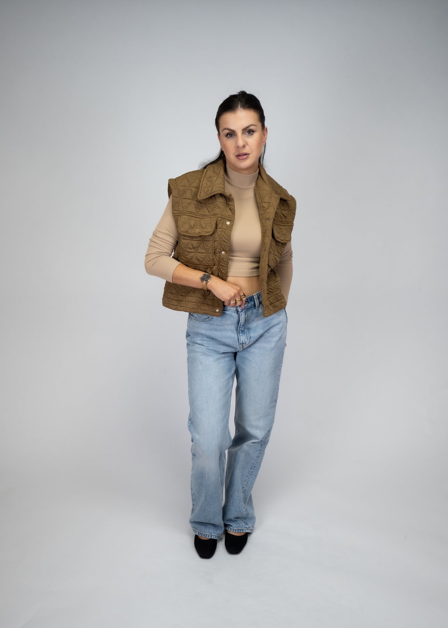 Golden Hour Quilted Vest