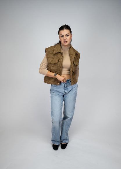 Golden Hour Quilted Vest