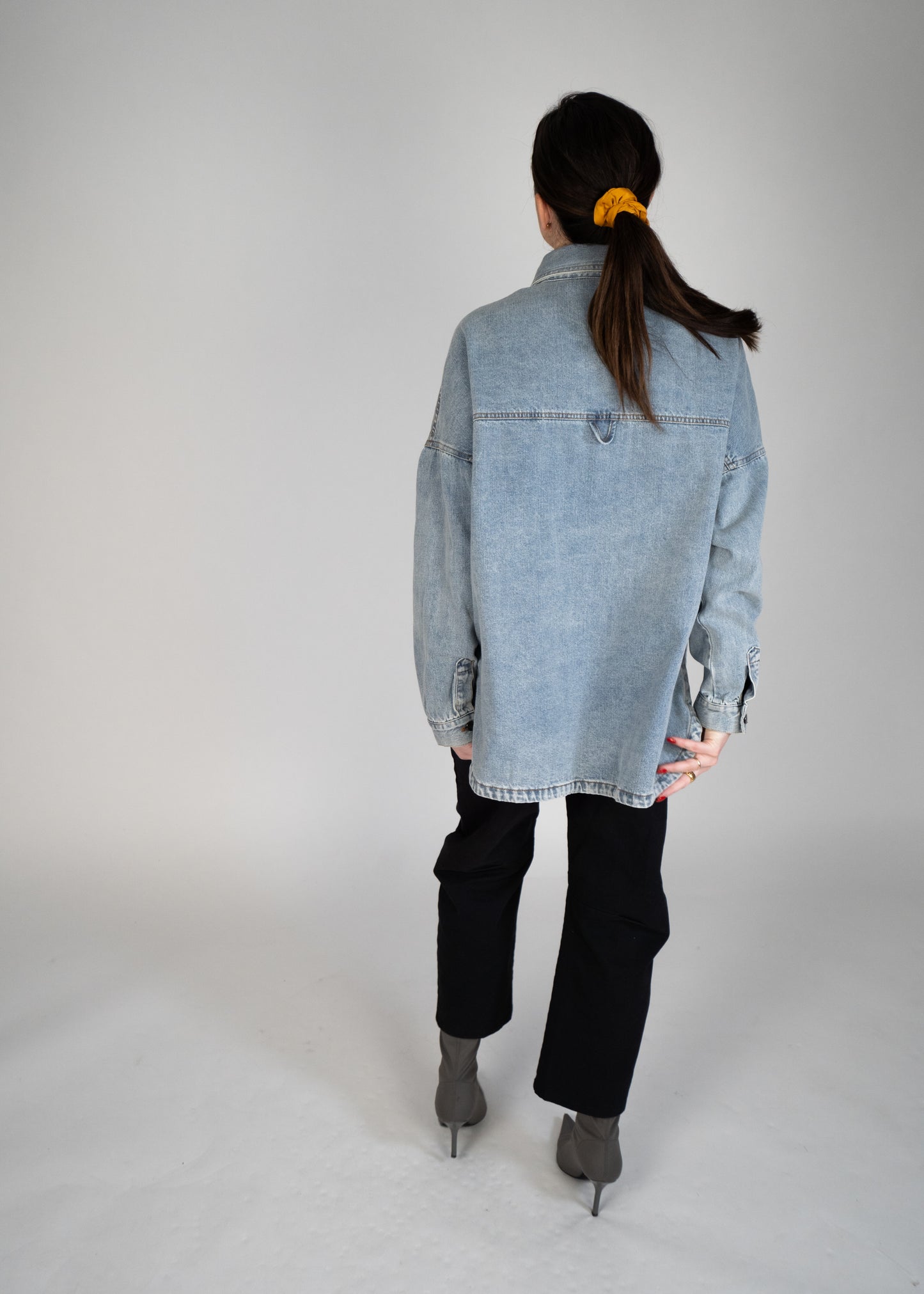 Uptown Washed Denim Shacket
