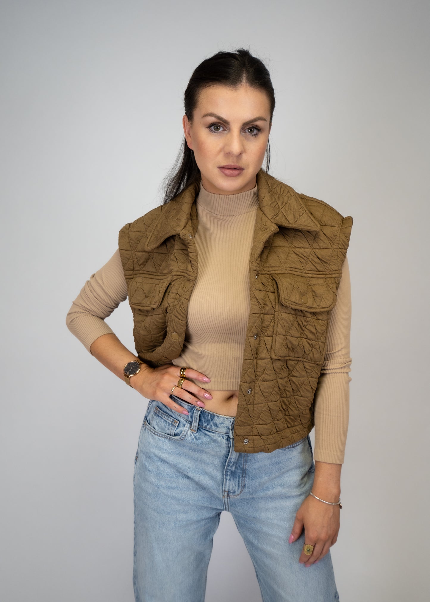 Golden Hour Quilted Vest