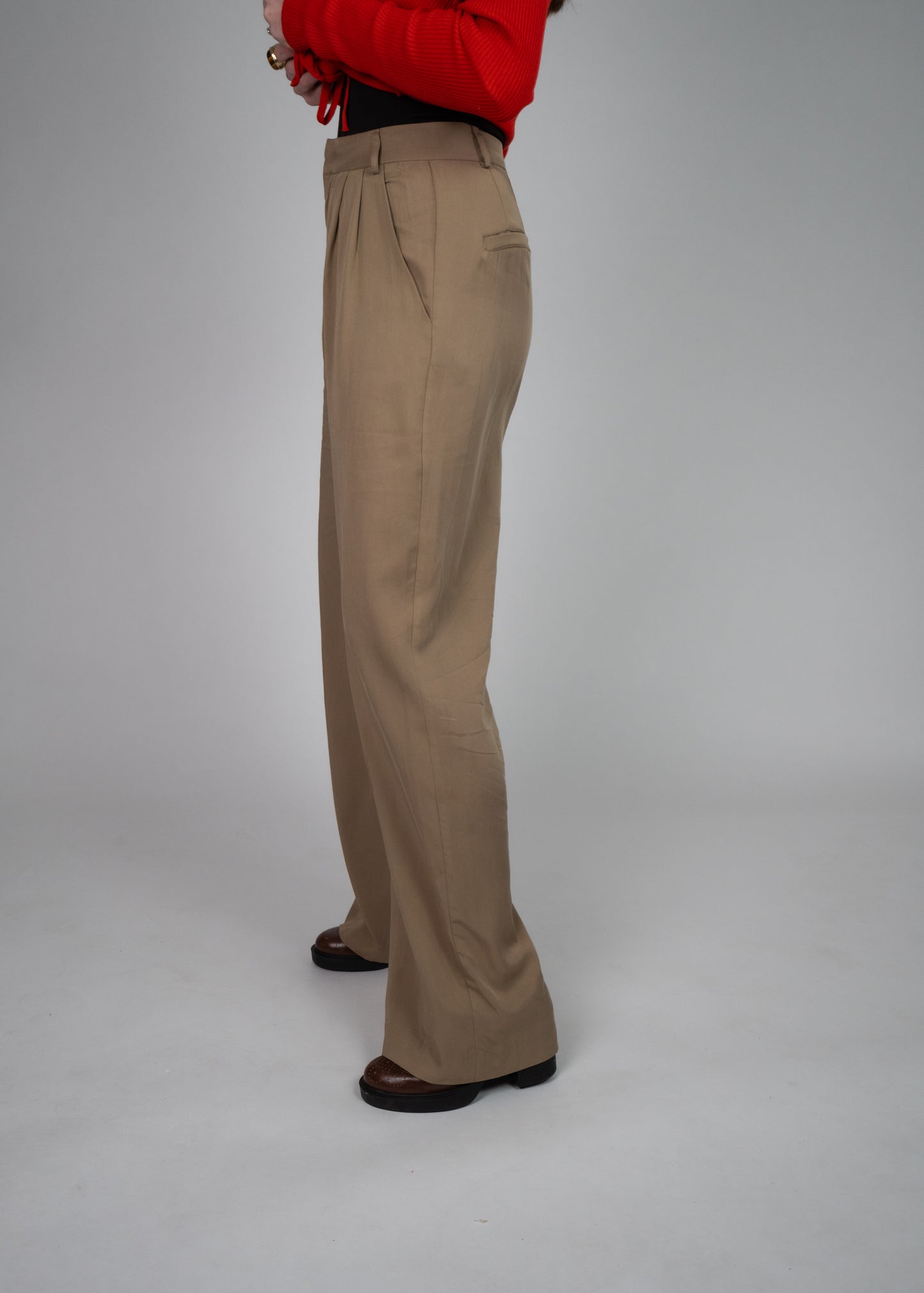 Everyday High Waisted Wide Leg Pants