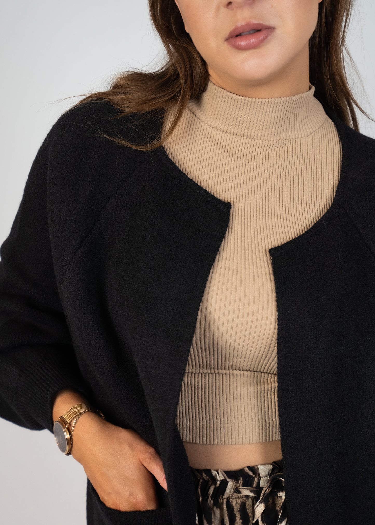 The Easy Layer Sweater Jacket with Pockets