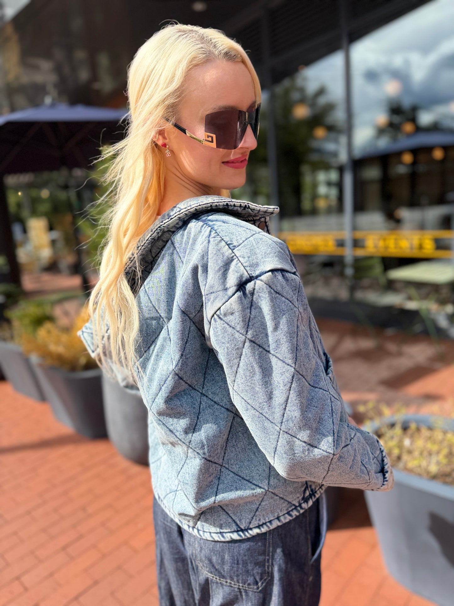 Urban Quilted Denim Jacket